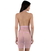 Kaamastra Pink Lace see Through Nightwear Baby Doll